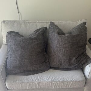 pottery barn euro pillows with shams